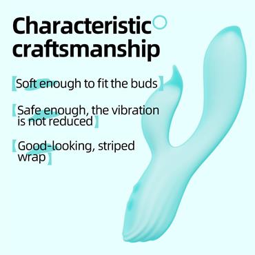 Pembe Tilki Çift Uyarımlı Silikon Rabbit Vibratör