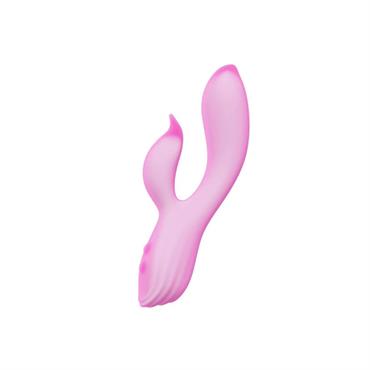 Pembe Tilki Çift Uyarımlı Silikon Rabbit Vibratör