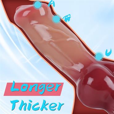 Pembe Tilki Realistik Köpek Dildo 19 cm