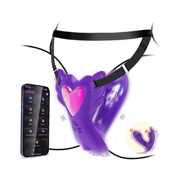 Pembe Tilki Uygulama Kontrollü Giyilebilir Külot Vibratörü