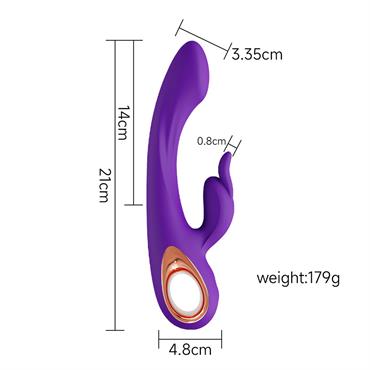 Pembe Tilki Yeni Rabbit Vibratör Mor