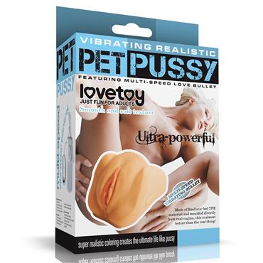 Pet Pussy Realistik Mastürbatör CyberSkin 17 cm (Bullet Dahil Değildir)