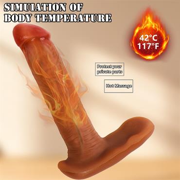 Phantom Kumandalı Hareketli Dildo