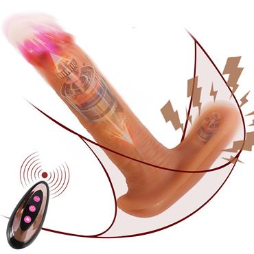 Phantom Kumandalı Hareketli Dildo