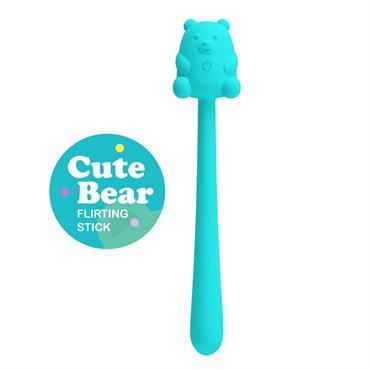 Pretty Love Cute Bear Flirting Stick Vibratör