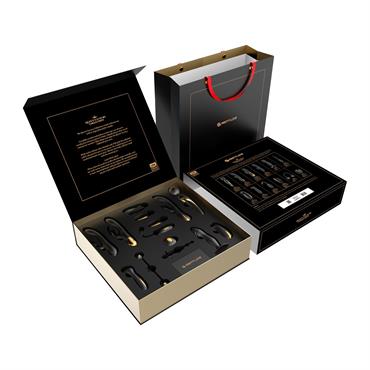 Queen’s Luxury Collection 12 Parça Golden Black Çift Seti