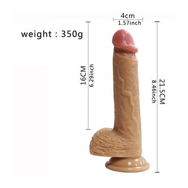Realistik Dildo - Esmer 24,5 cm