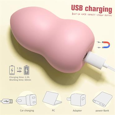 S-Hande Peach 9 Modlu Şarjlı Mini Vibratör