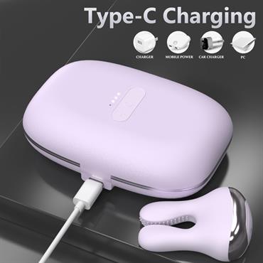 S-Hande Rabbit Pods Titreşimli Göğüs Ucu Kıskacı Şarjlı