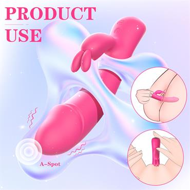 S-Hande Randy Çift Motorlu Tavşan Vibratör