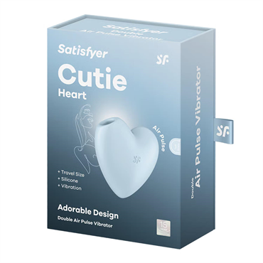 Satisfyer Cutie Heart Emişli Vibratör Mavi