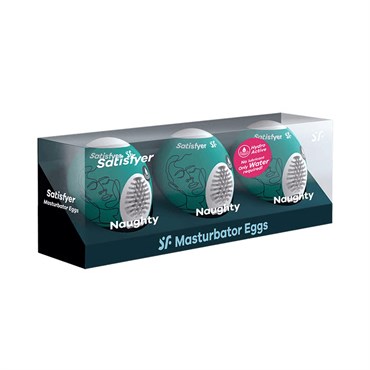 Satisfyer Naughty Yumurta Mastürbatör 3lü Set