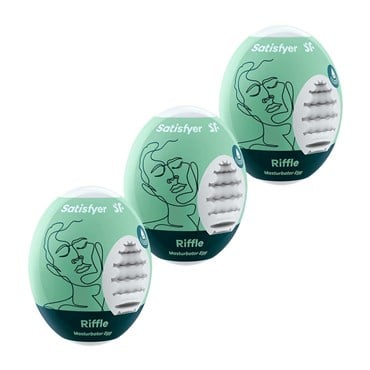 Satisfyer Riffle Yumurta Mastürbatör 3lü Set