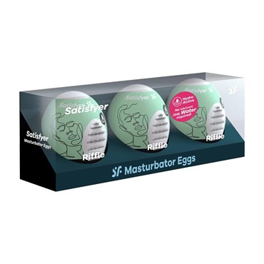 Satisfyer Riffle Yumurta Mastürbatör 3lü Set