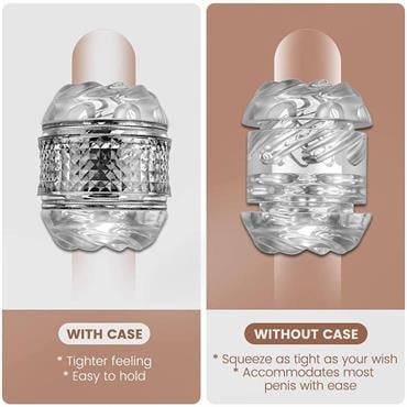 Şeffaf Spiral Mastürbatör Cup