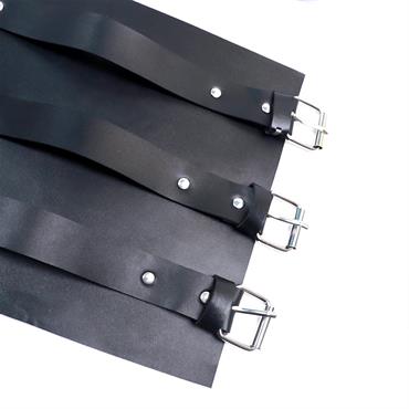 Siyah Deri Kol ve El Bağlama Harness Seti