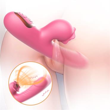 Taşınabilir Isıtmalı Çift Etkili Titreşimli Vibratör Pembe – USB Şarjlı, 9 Emme & 7 Titreşim Modu, Su Geçirmez Silikon