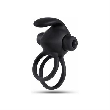 Titreşimli Rabbit Penis Halkası Siyah