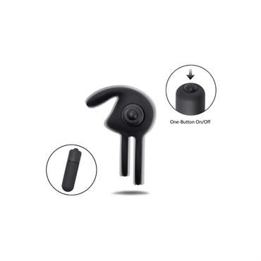 Titreşimli Rabbit Penis Halkası Siyah