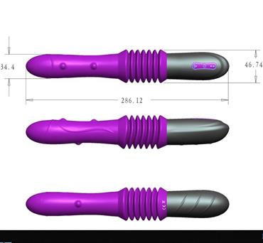 Uzaktan Kumandalı Hareketli Dildo Vibratör