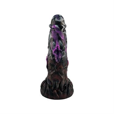 Vajina Detaylı Gerçekçi Dildo Siyah - 22 cm