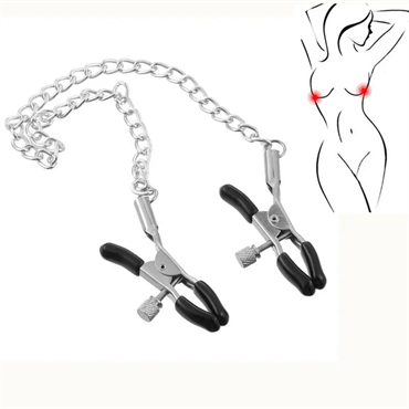 Zincirli Göğüs Ucu Mandalı