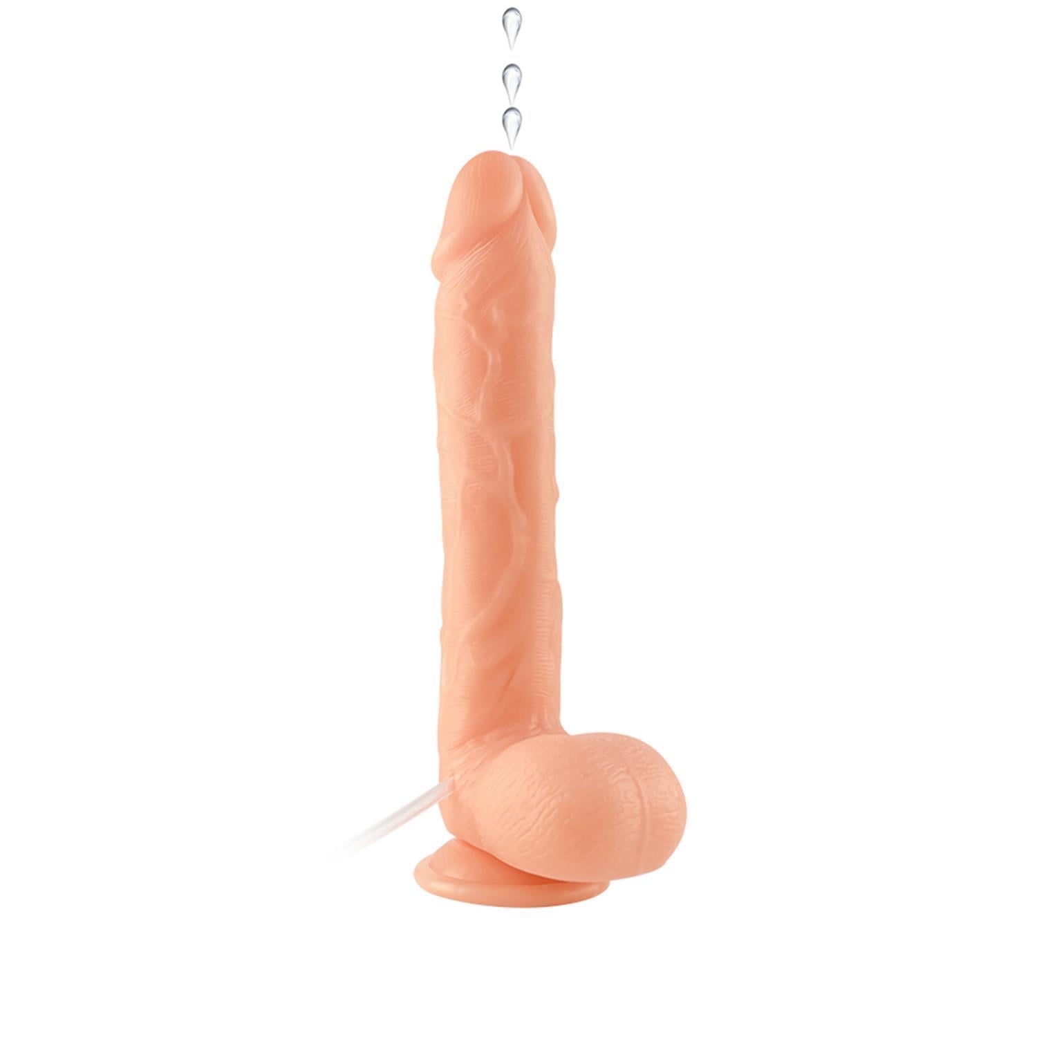 Boşalan Gerçekçi Dildo - 21,5 cm