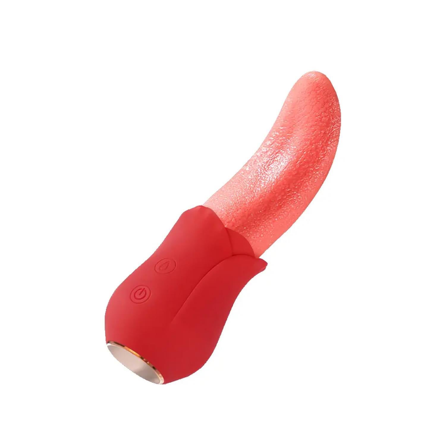 Pembe Tilki Dil Yalama Klitoral Uyarıcı Vibratör