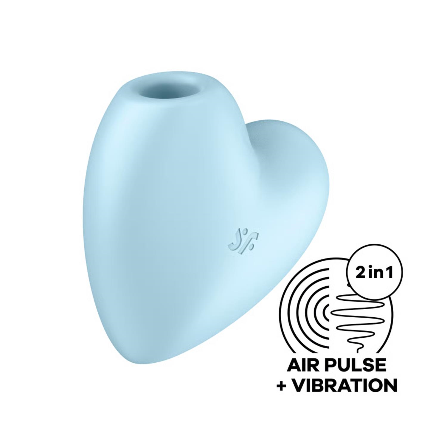 Satisfyer Cutie Heart Emişli Vibratör Mavi