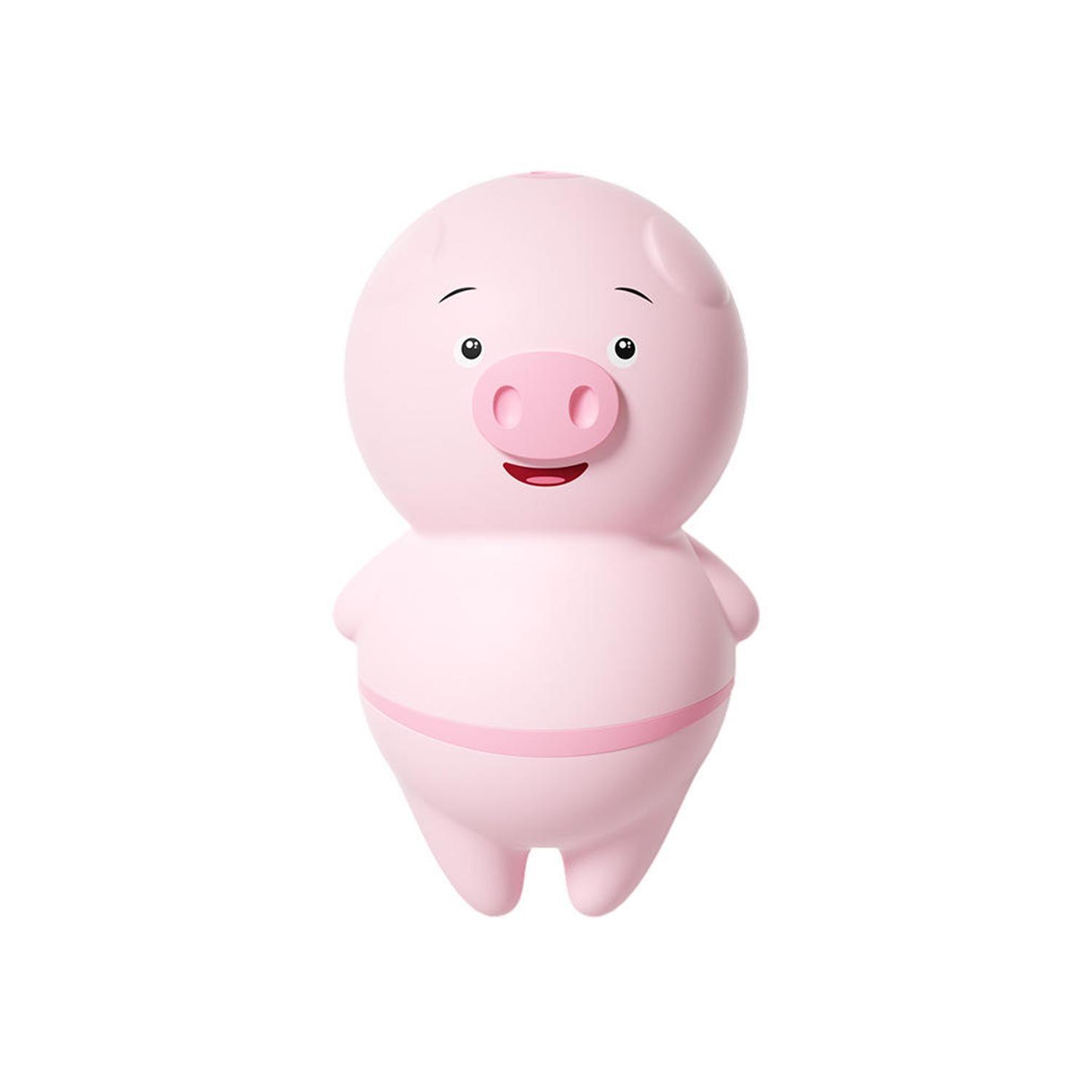 Sevimli Domuz Figür Dil Vibratör Pembe