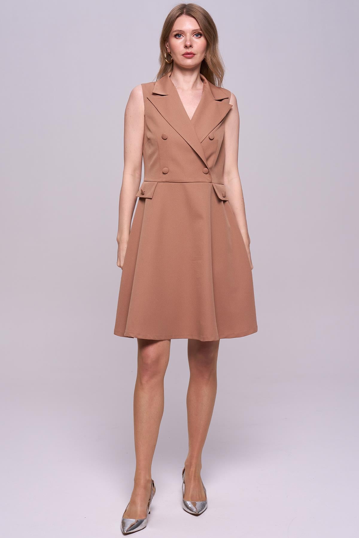 Kruvaze Görünümlü- Elbise