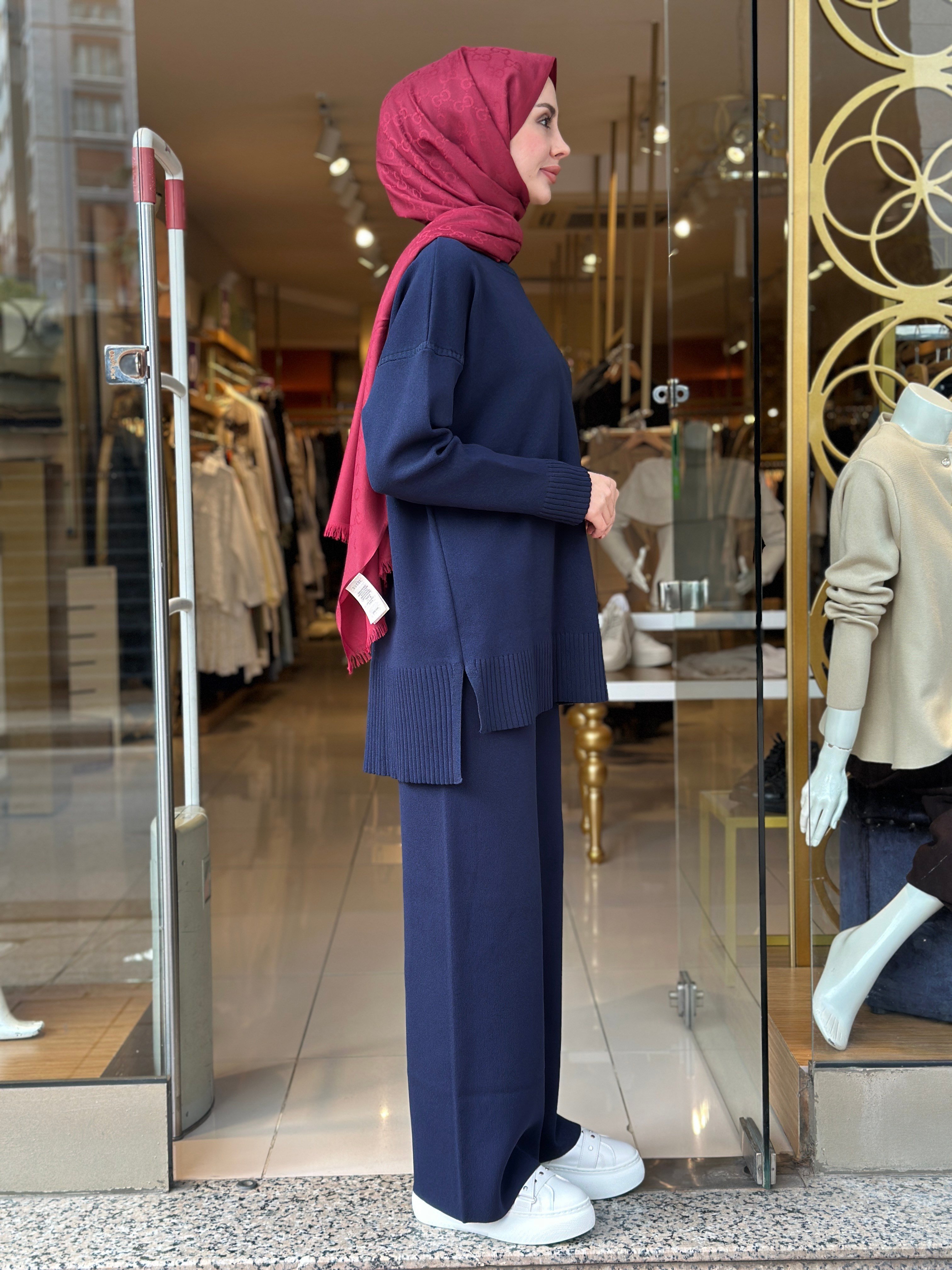 Basic Triko Takım - Lacivert