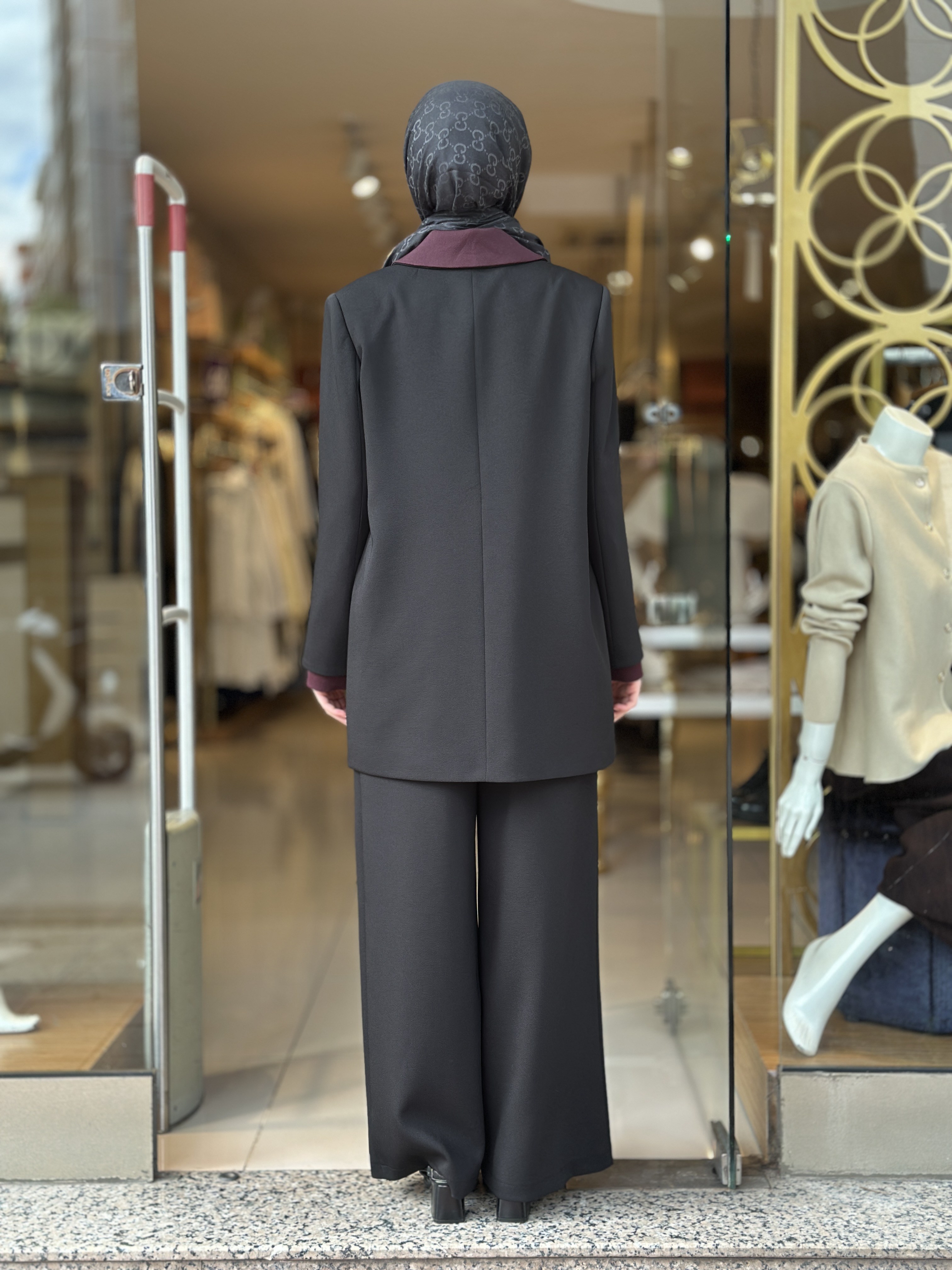 Blazer Ceket Takım - Siyah