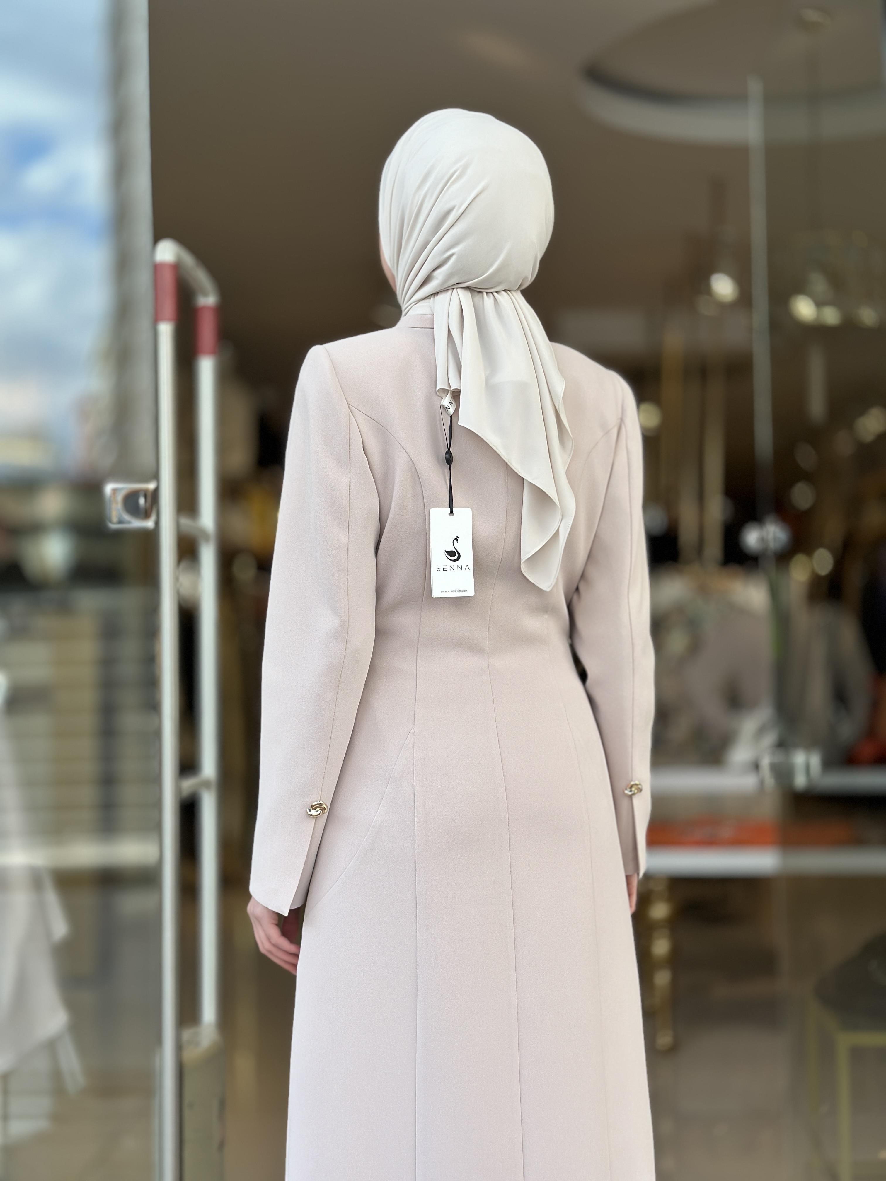 Senna Marin Elbise - Bej