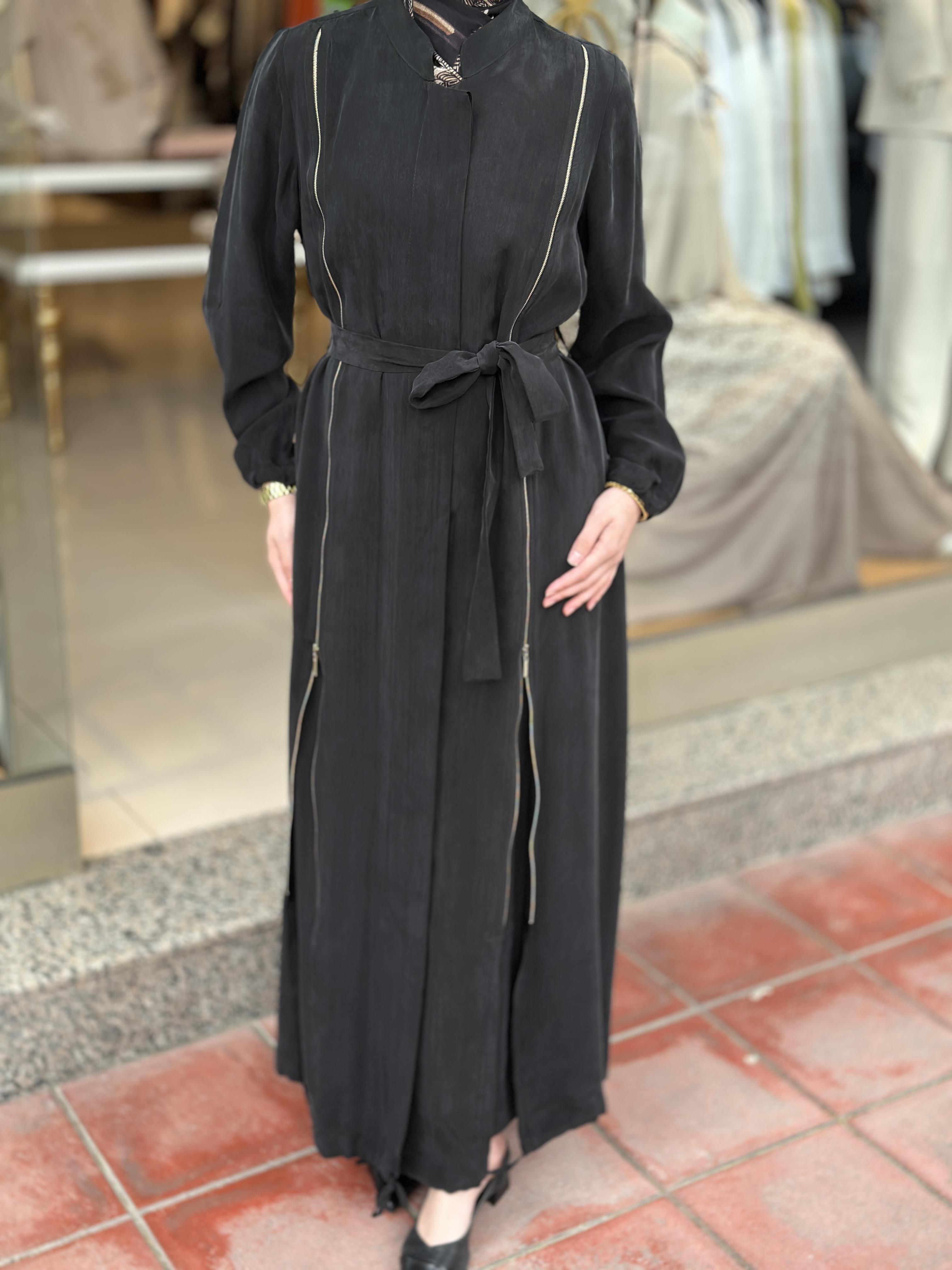 MissWhence Fermuar Detaylı Cupra Ferace - Siyah 