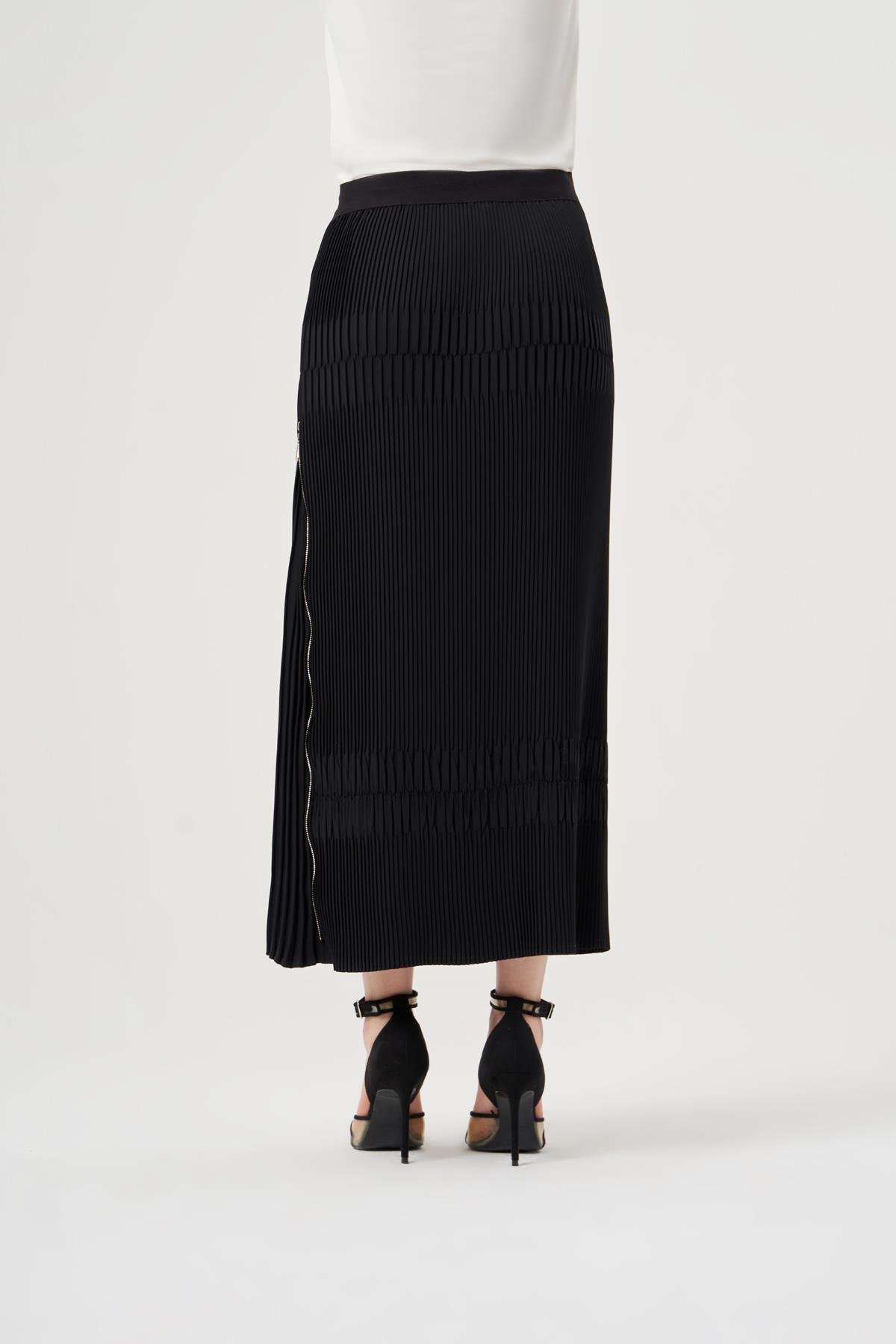 MissWhence Piliseli Etek - Siyah