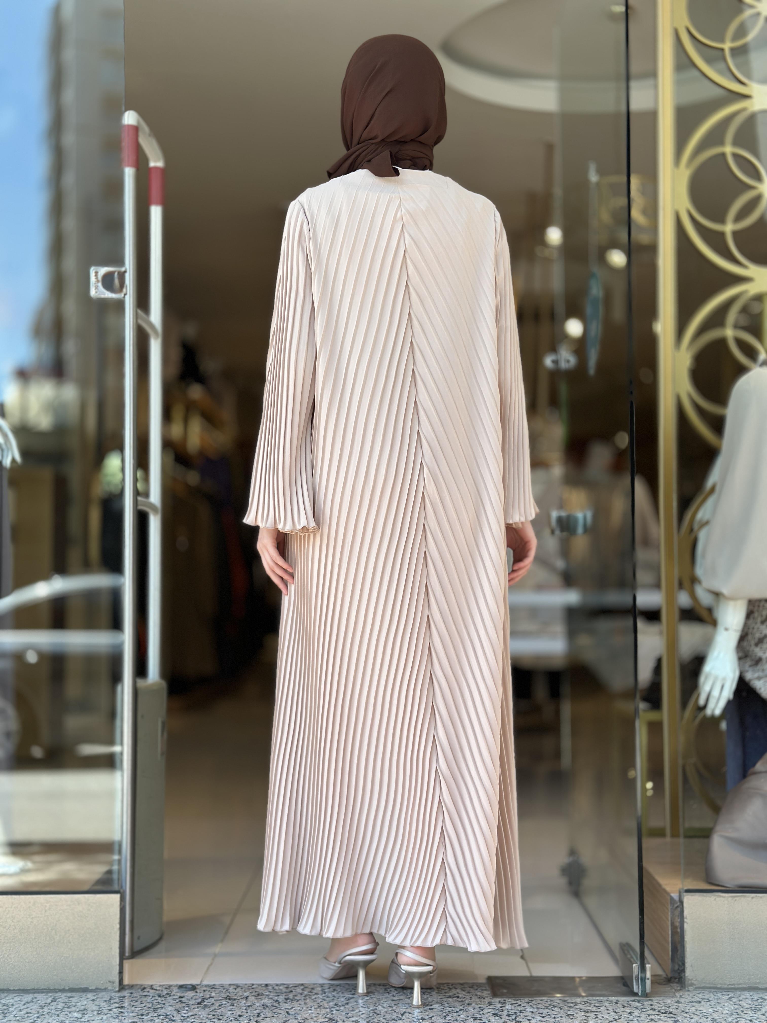 Piliseli Akor Abaya - Bej