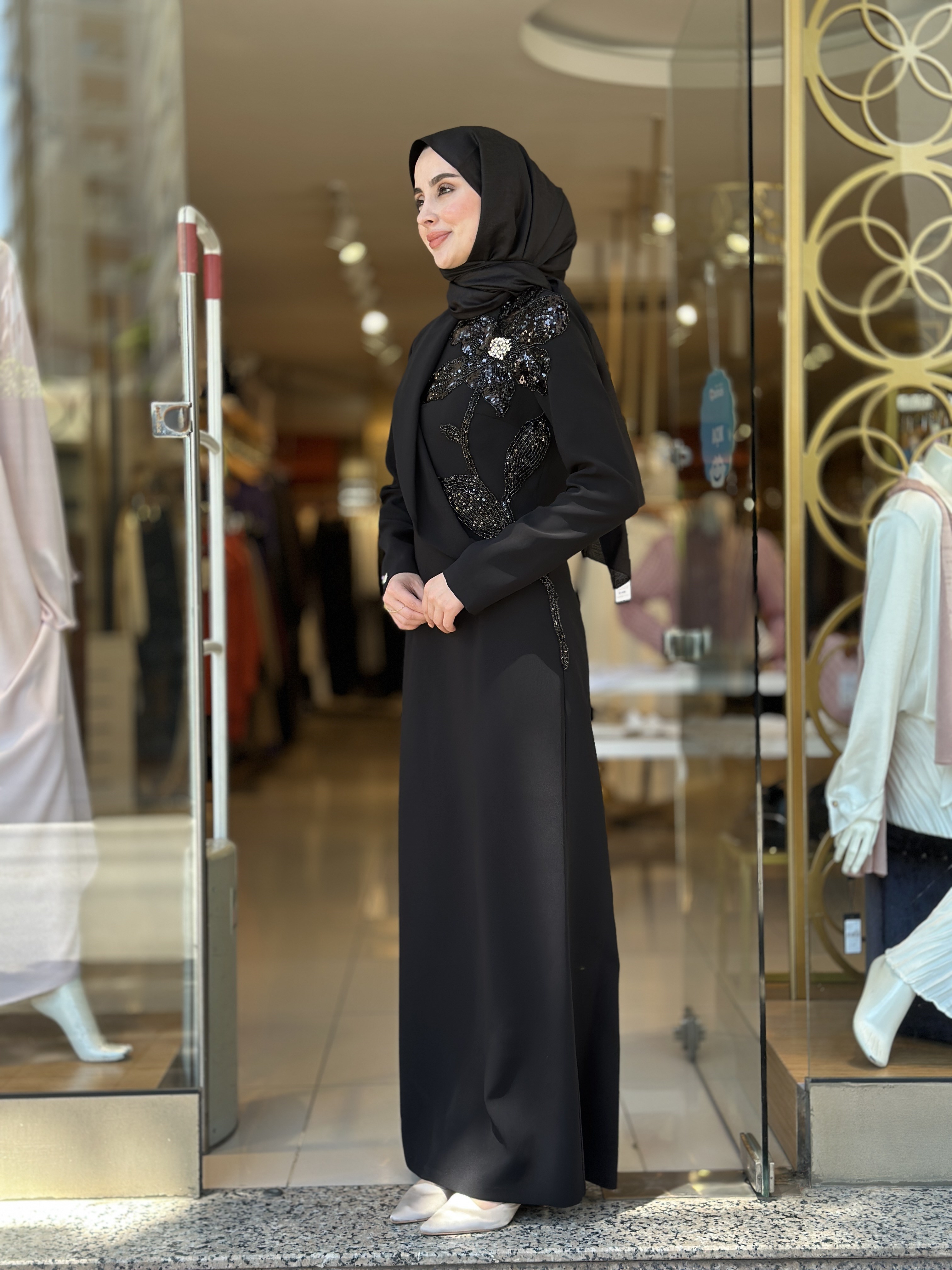 Senna Design Livia Elbise - Siyah 
