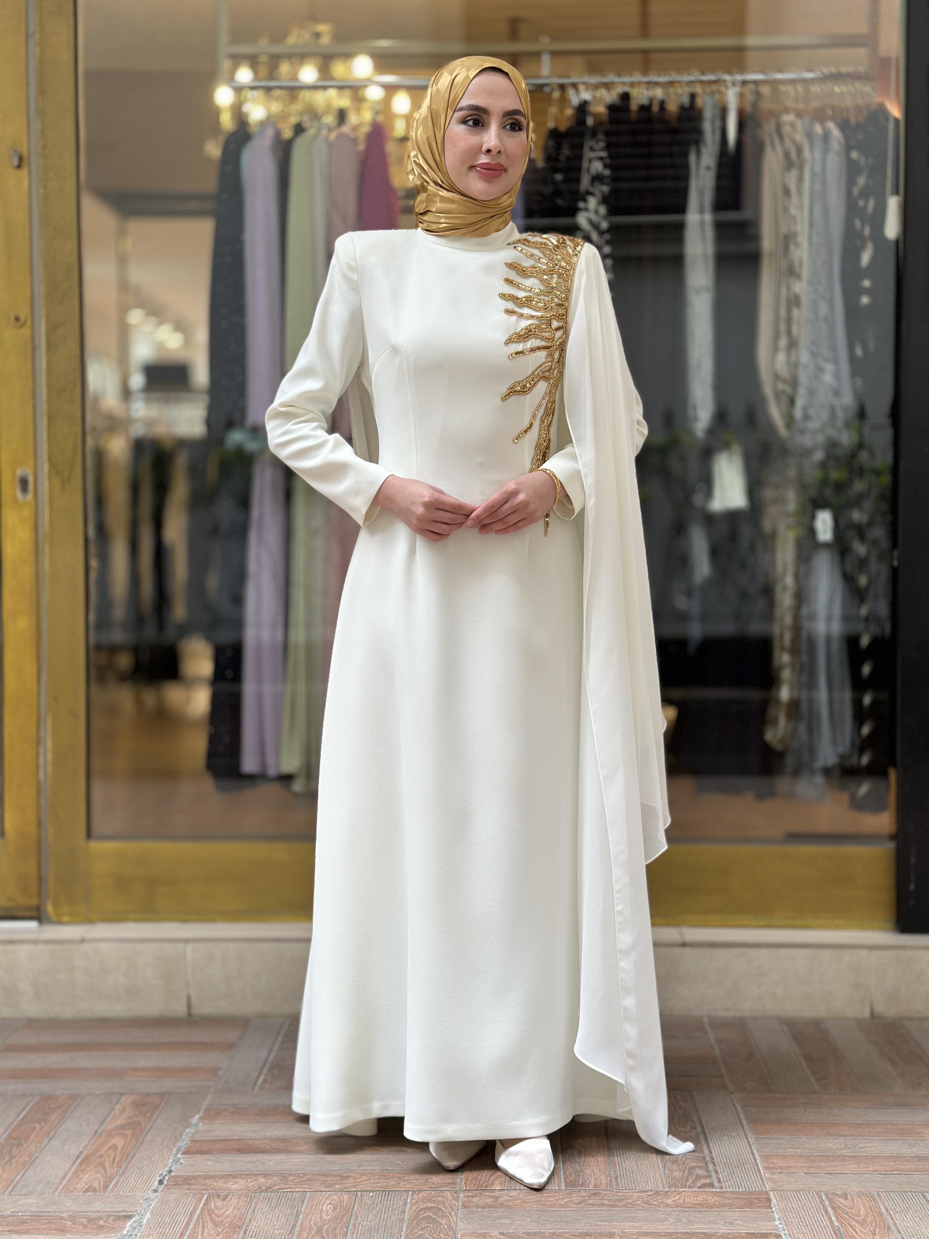 Senna Helia Elbise - Ekru