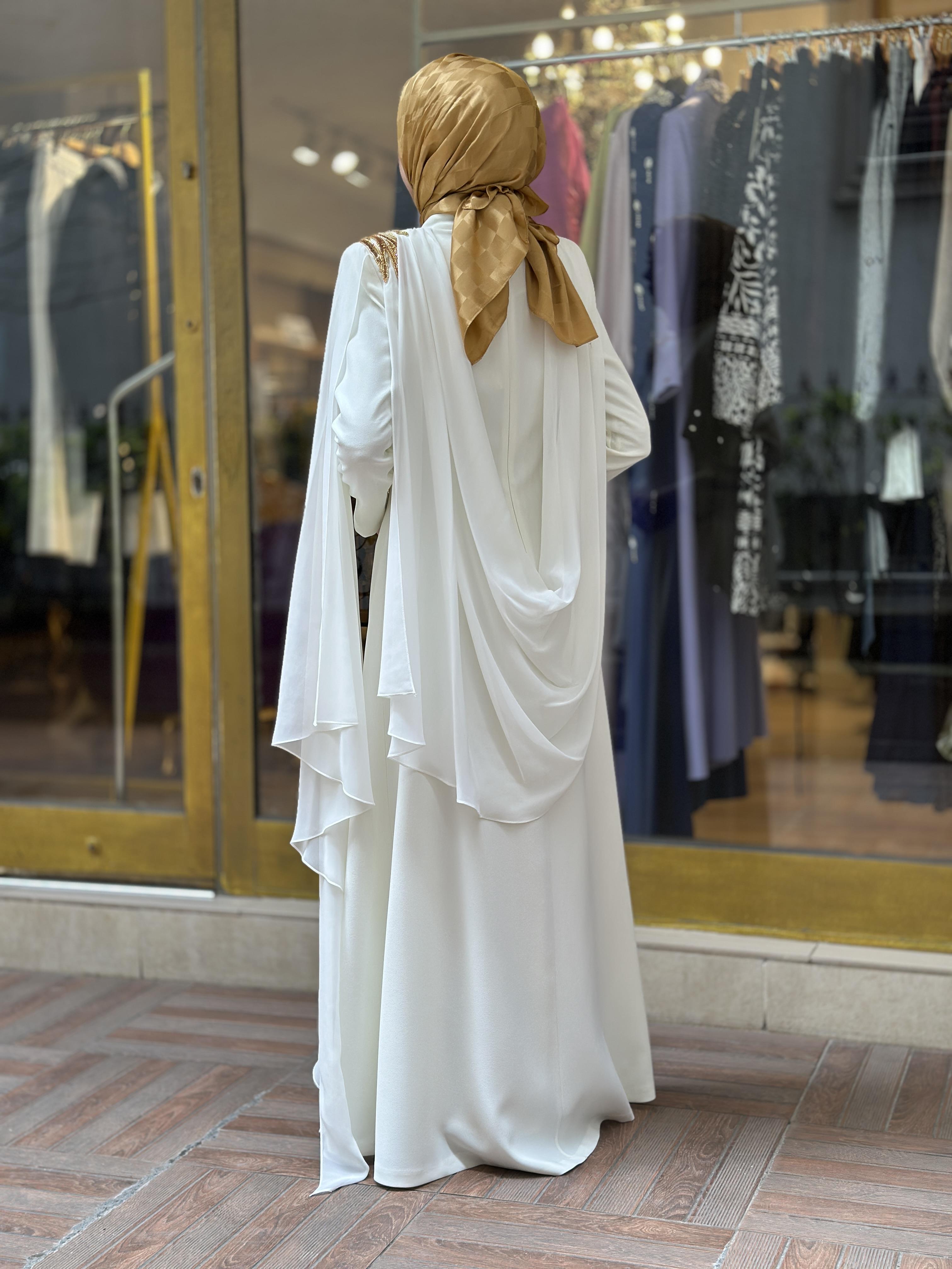 Senna Helia Elbise - Ekru