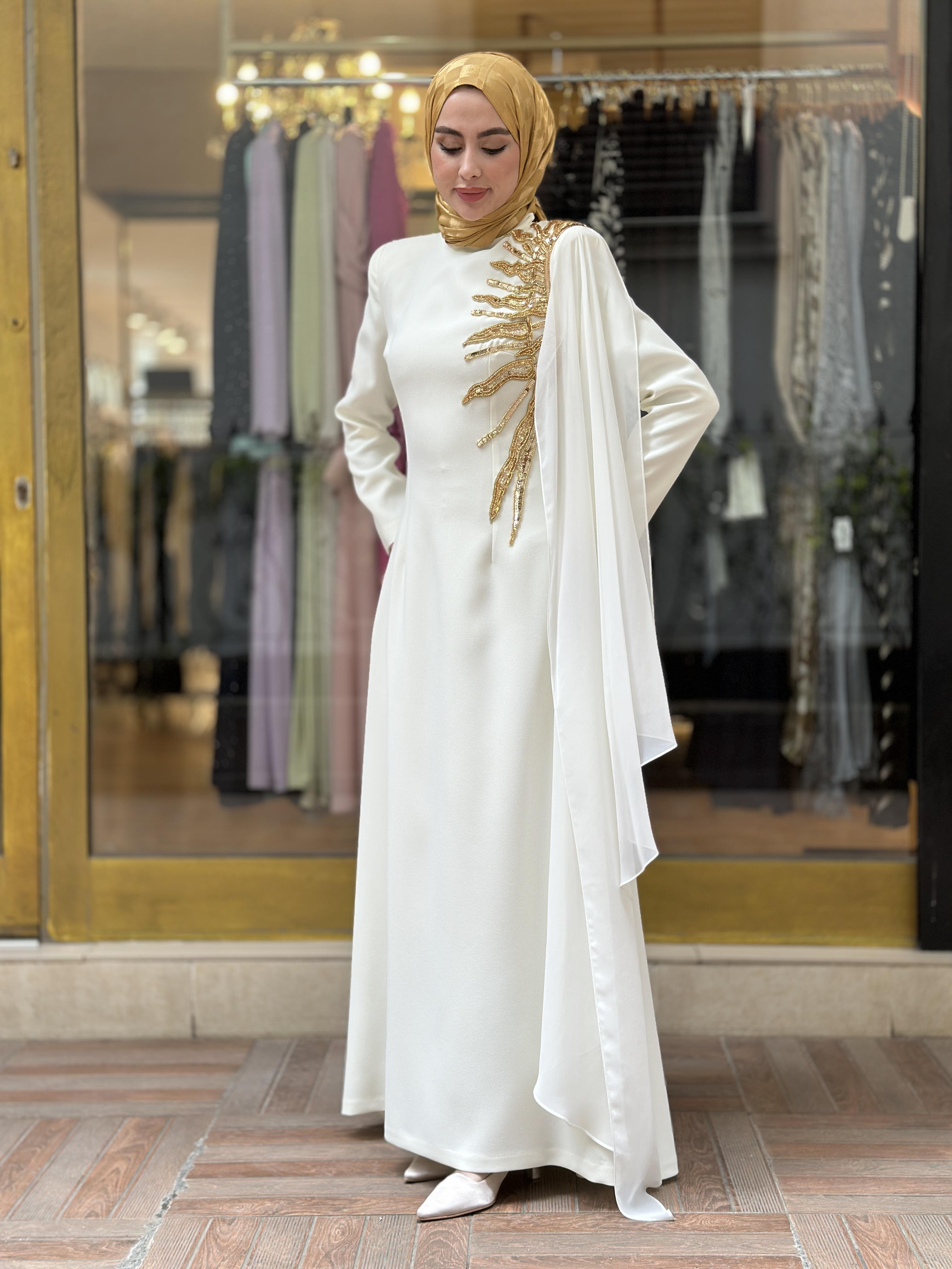 Senna Helia Elbise - Ekru