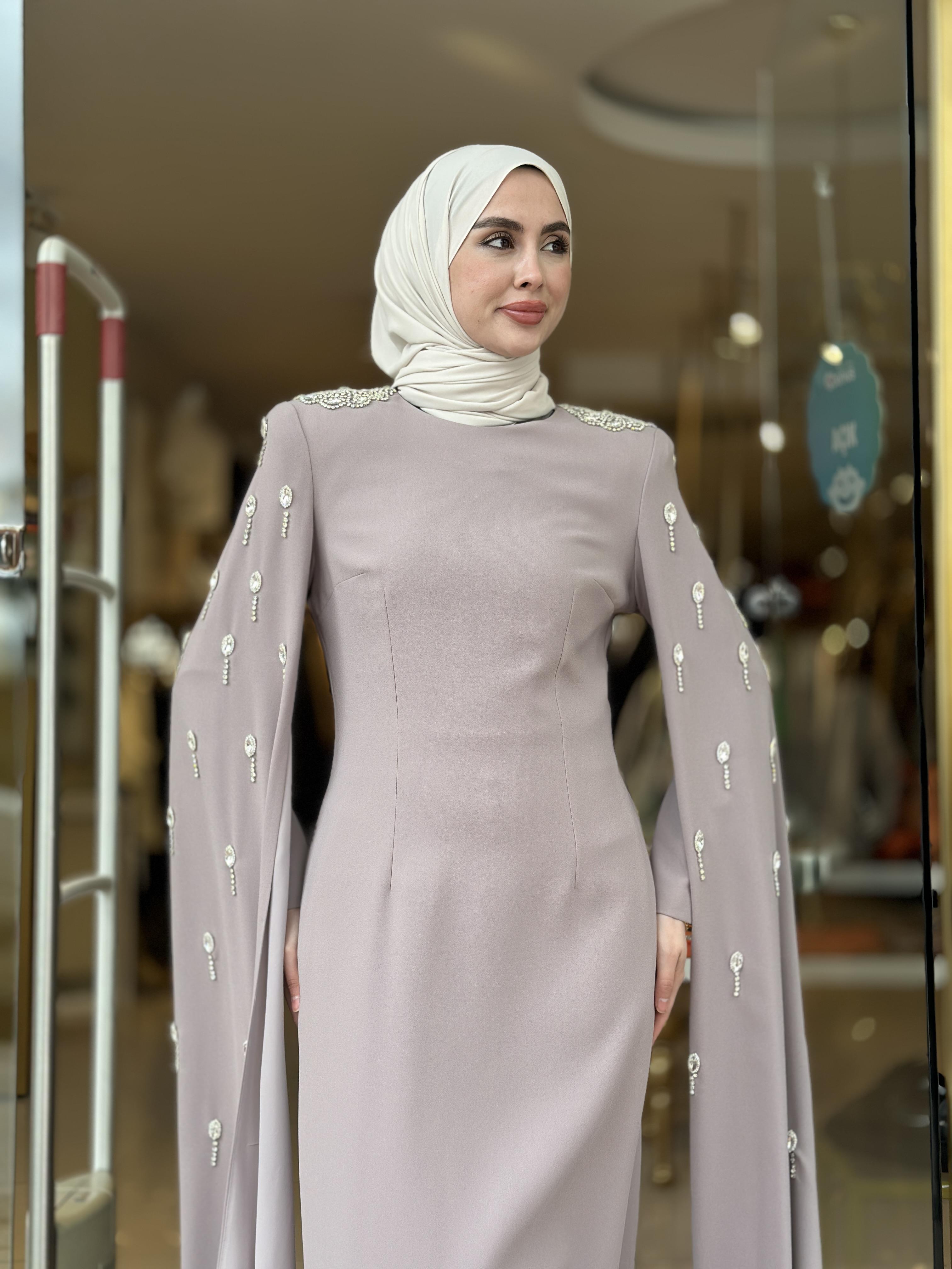 Senna Infınıty Elbise - Taş