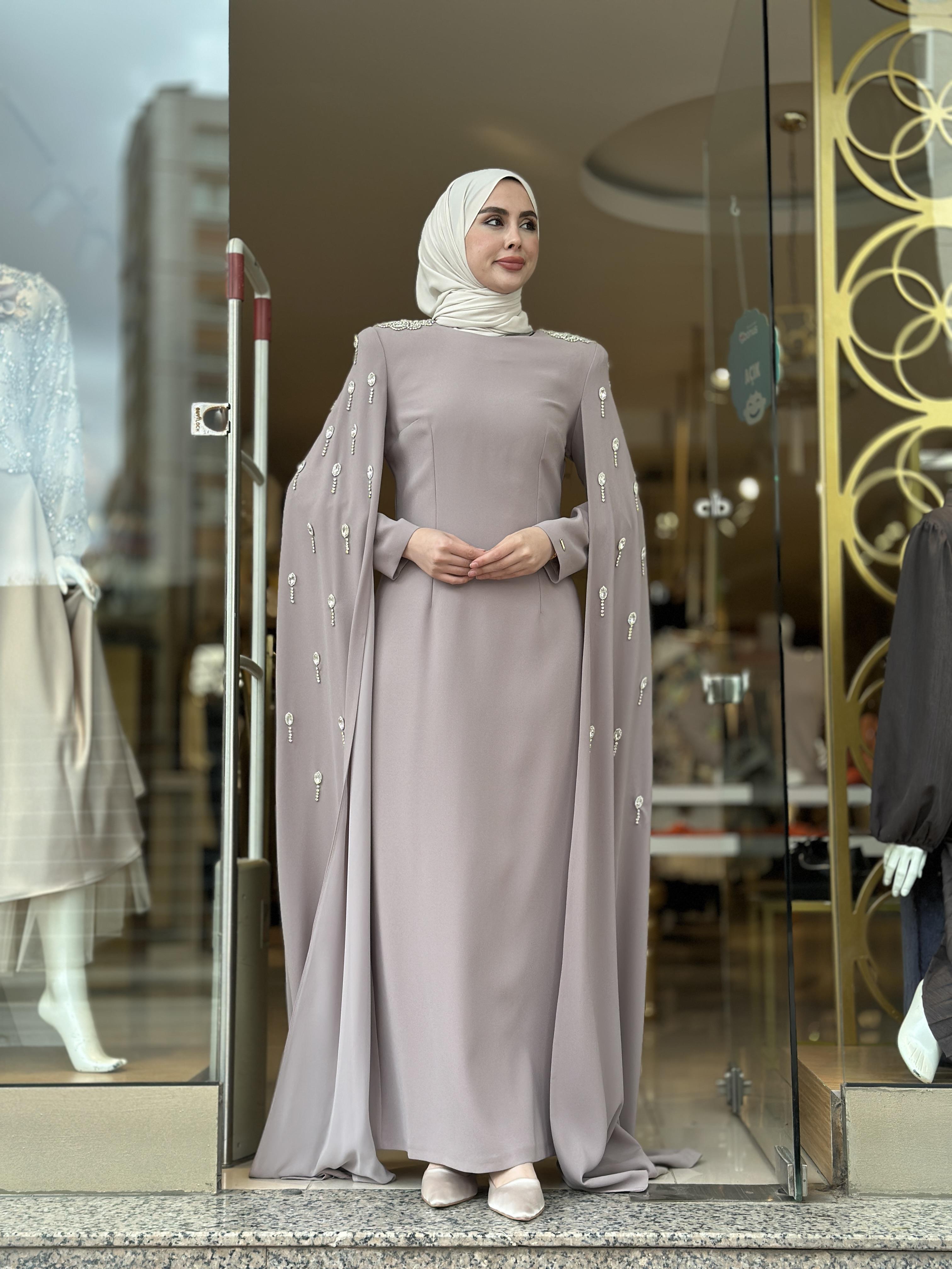 Senna Infınıty Elbise - Taş