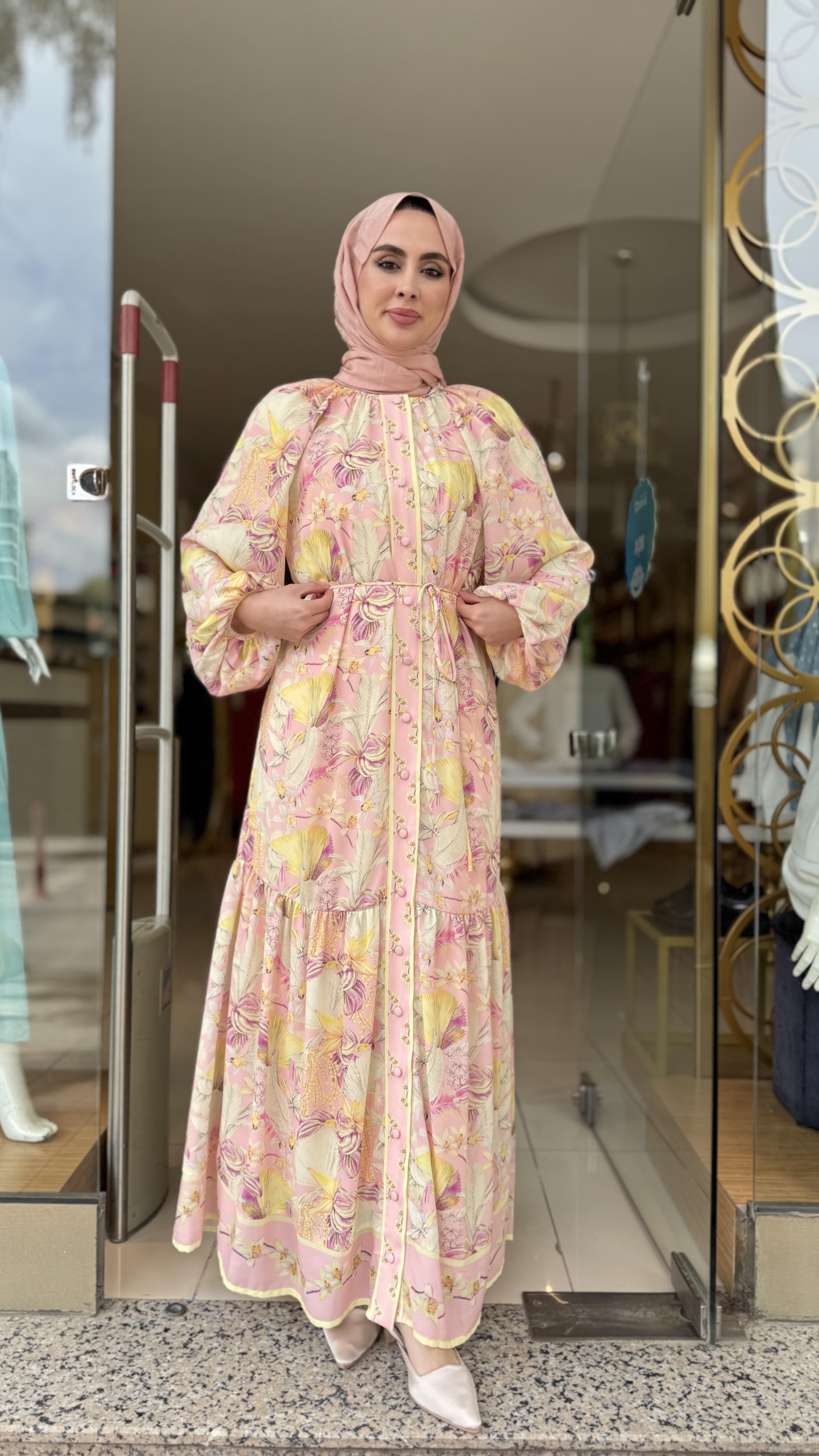 Senna Marta Elbise - Pembe 