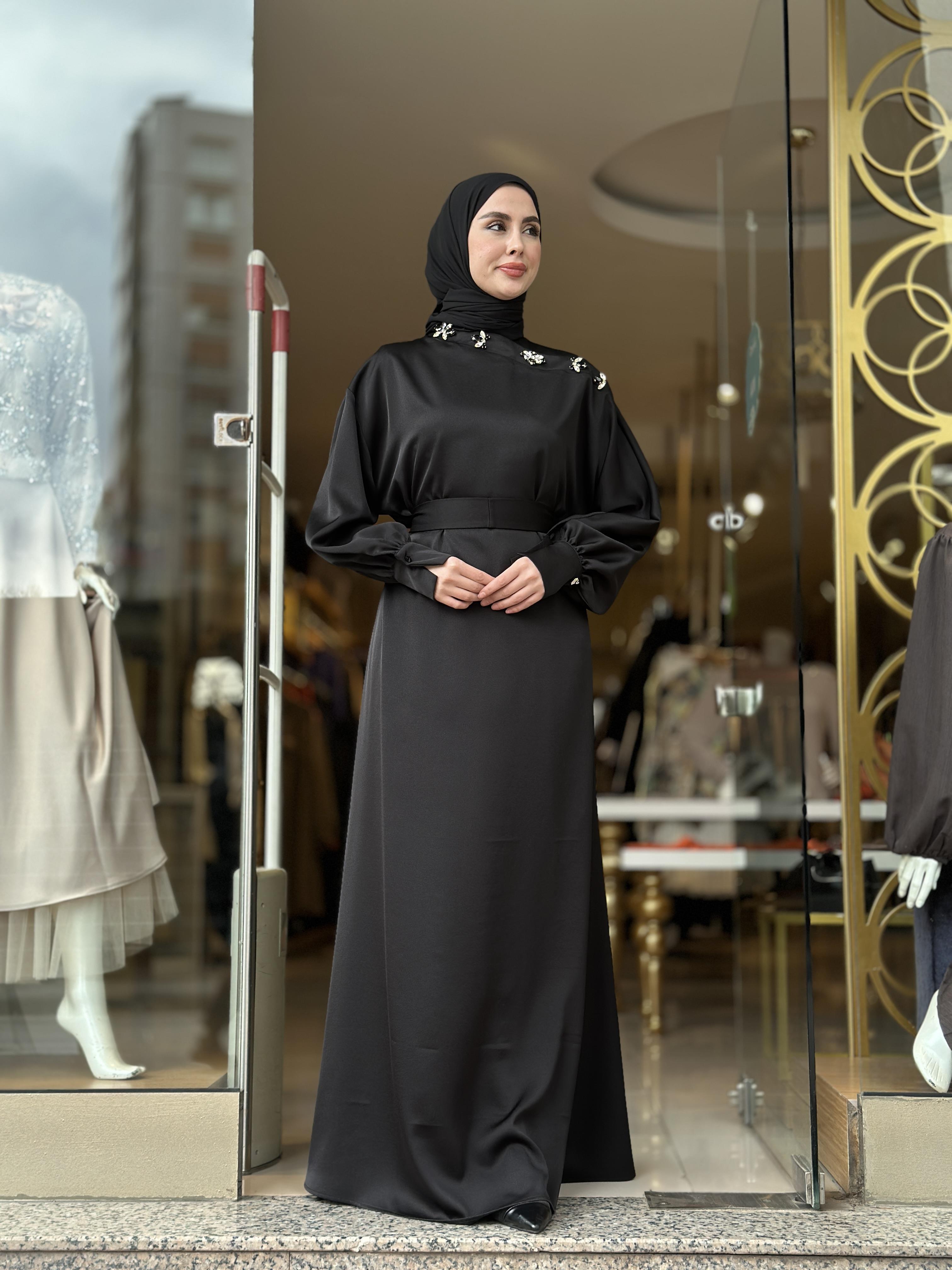 Senna Orıana Elbise - Siyah