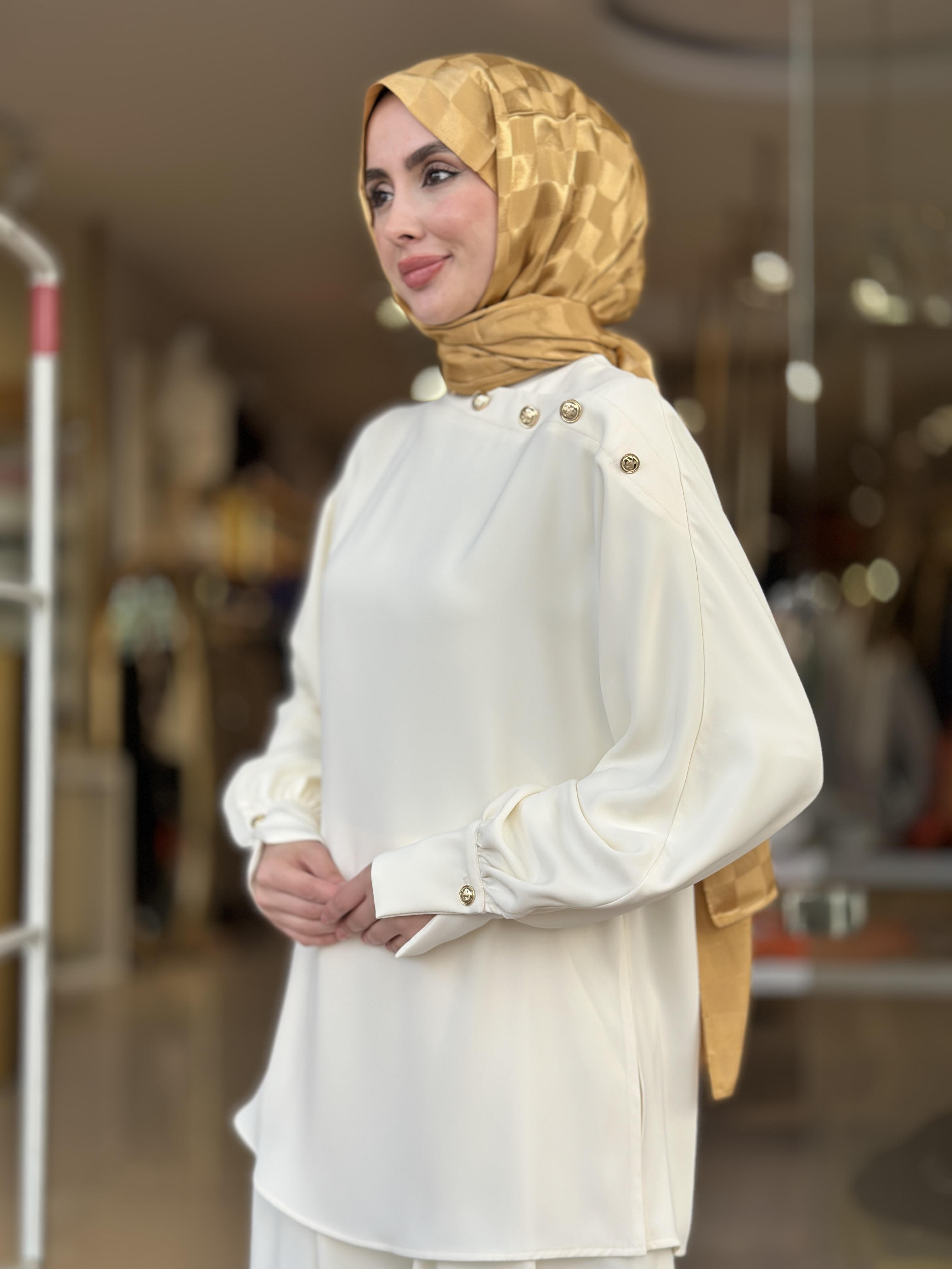 Senna Oriana Pant. Takım - Ekru
