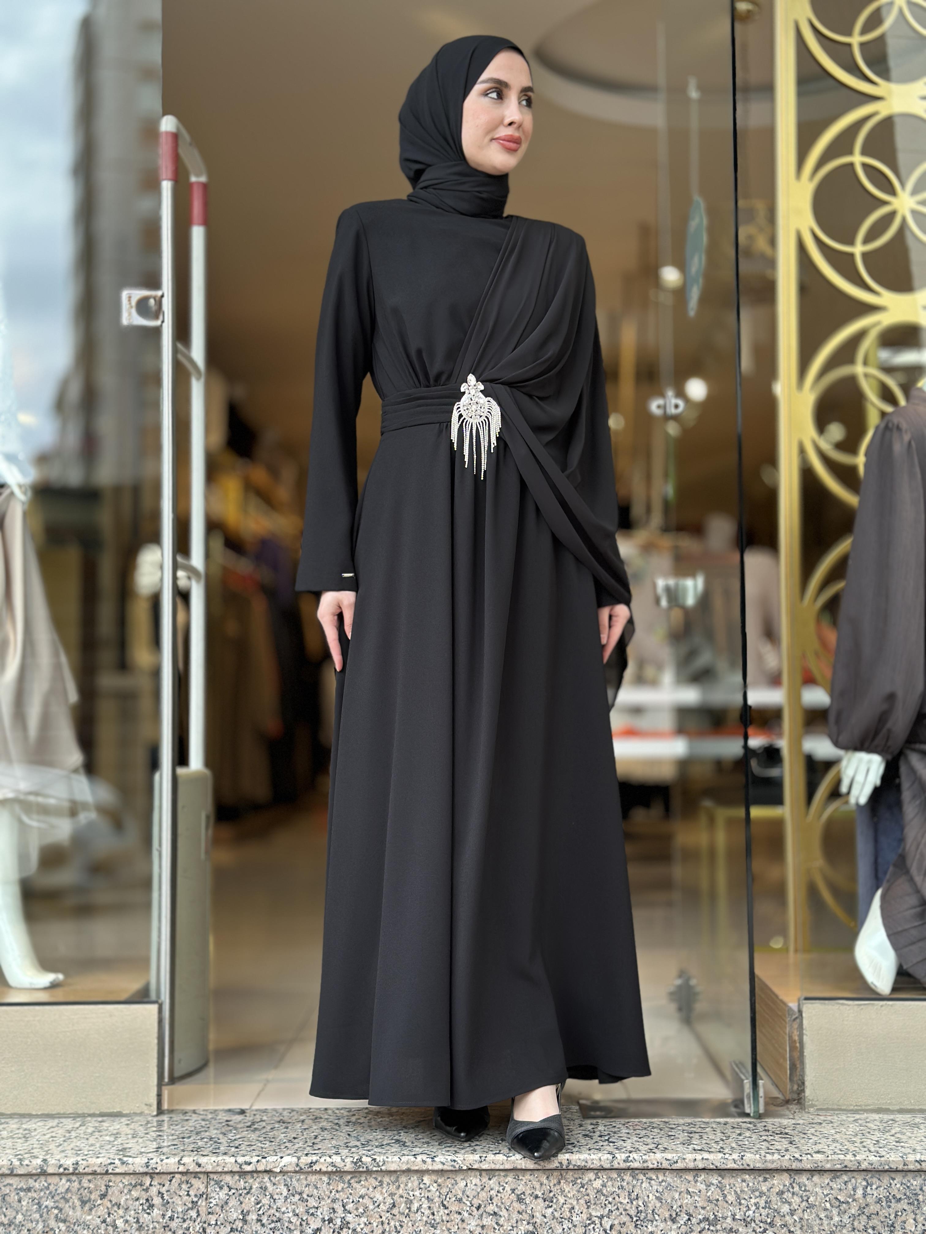 Senna Orient Elbise - Siyah