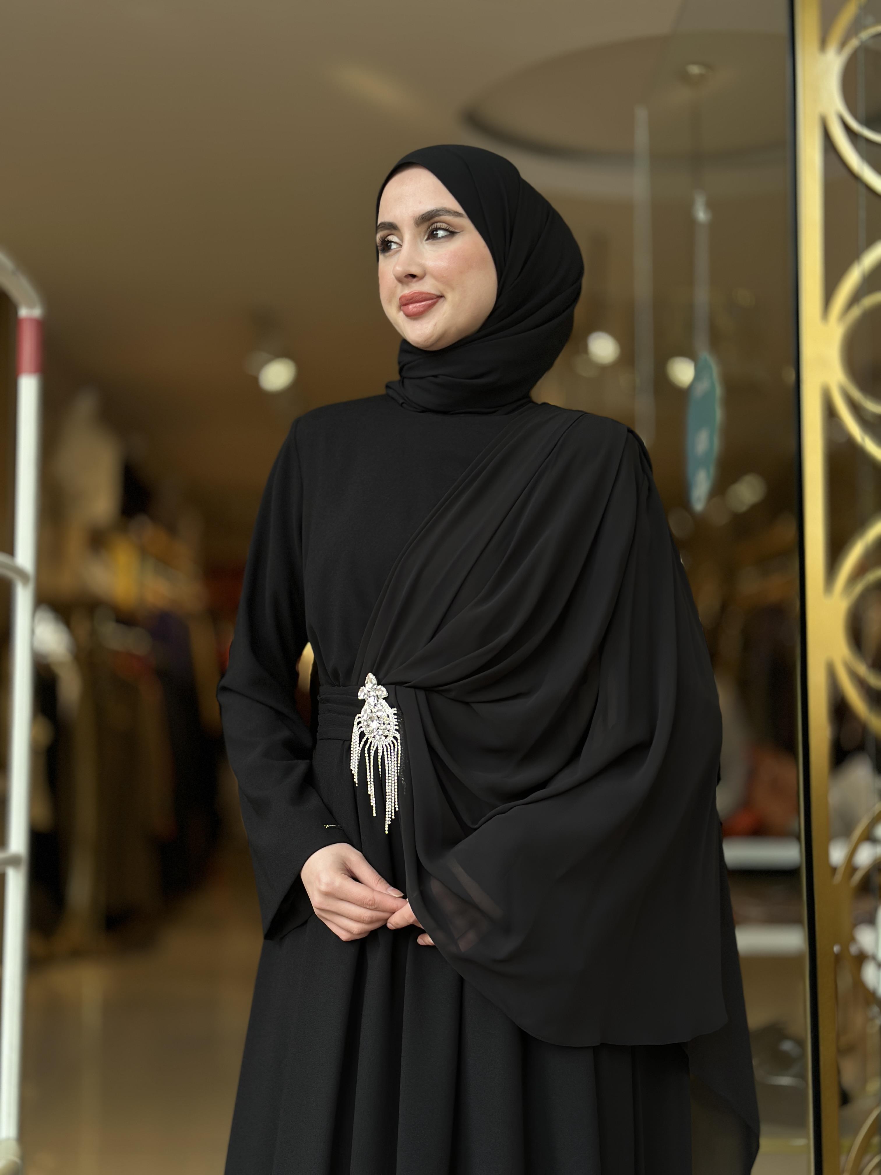 Senna Orient Elbise - Siyah