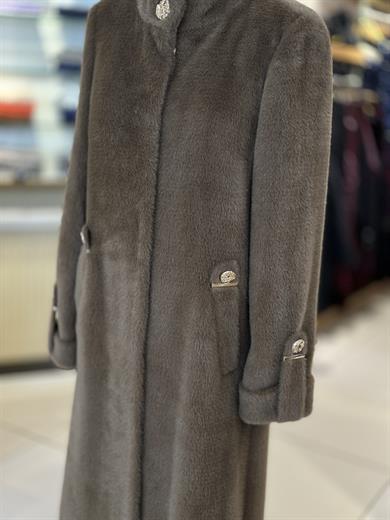 Kolu Broş Detay Angora Kaban - Camel