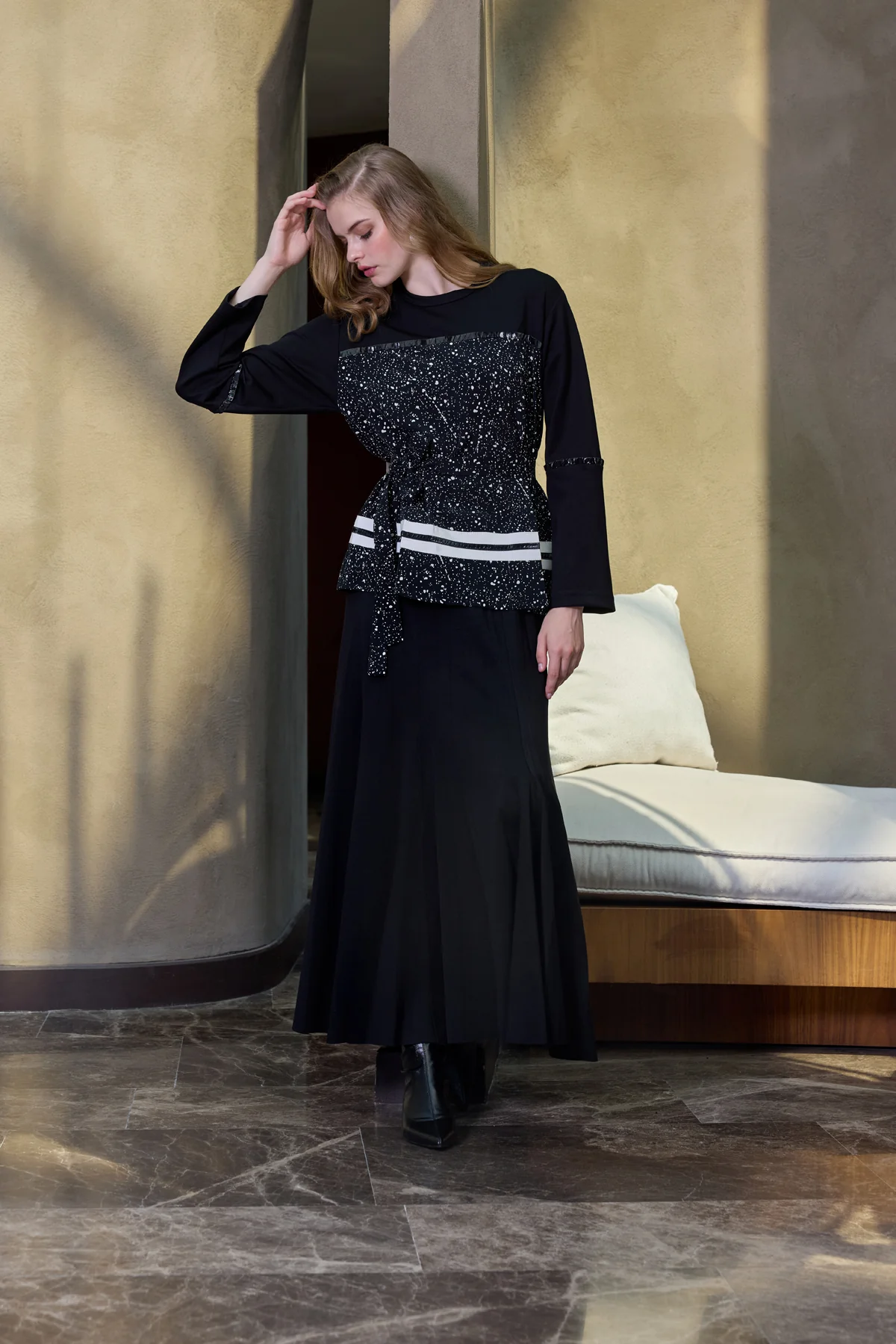 Misswhence Etekli Takım - Siyah